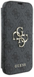 Etui z klapką Guess Book 4G Metal Logo do Apple iPhone 16 Pro Max Black (GUBKP16X4GMGGR) - obraz 3