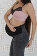 Плотные прямые джинсы для беременных с высокой спинкой Alaia M (46) Юла мама Серо-черный - изображение 7