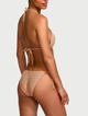 Купальник Victoria's Secret Swim Crochet Monokini One-Piece Swimsuit Бежевый L - изображение 4