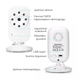 Видеоняня Baby Monitor SM-24, беспроводная радионяня с портативным дисплеем и измерением температуры Поворотная радионяня с энергосберегающим режимом - изображение 14