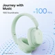 Наушники Baseus Bowie H1i Noise-Cancellation Wireless Headphones Natural Green - изображение 7