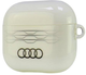 Etui Audi IML Geometric Pattern do AirPods 3 White (6955250228213) - obraz 3