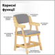Комплект стол Mealux Timberdesk S + кресло Mealux Carlo (BD-685 Wood S+KD-050 G) - изображение 4