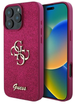 Etui Guess Glitter Script Big 4G do Apple iPhone 16 Pro Purple (GUHCP16LHG4SGU) - obraz 1