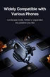 Тримач для мобільного з бездротовою зарядкою 15W Baseus LightChaser Series для Flip, Fold (C40355901111-00) - зображення 6