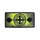 Термопатч Стон Айленд (Stone Island) Black x Yellow + 2 гудзики Жовтий - зображення 1