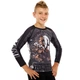 Рашгард дитячий лонгслів компресійний Monkey Jiu-Jitsu Sp-Sport 3624 розмір XL (140-150 см) Black-Grey - зображення 3