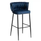 Комплект из двух барных стульев хокер FLORES Navy Blue - изображение 1