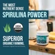 Органічний порошок спіруліни преміум-класу Triquetra Health Organic Spirulina Powder 225 г - зображення 3