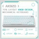 Клавіатура AJAZZ AK820 WHITE Ігрова Дротова Механічна. Голуба Підсвітка. З Підтримкою HOT-SWAP. Blue Switch - зображення 2