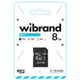Карта памяти Wibrand microSDXC 8GB Class 4 + Adapter SD (WICDC4/8GB-A) Black - изображение 2