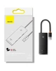 Хаб USB Baseus Lite Series 4-Port USB-A HUB Adapter, USB-A to 4 USB 3.0, 1m, Black WKQX030101 - изображение 7