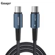 Зарядний кабель ESSAGER Sunset PD60W Type-C/Type C 2 метра - зображення 1