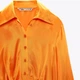 Платье женское Zara 4437/251 XS Оранжевое (04437251615015) - изображение 8