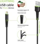 Кабель Intaleo CBFLEXL1 USB-A to Lightning 12W 1.2 м Черный (1283126577673) - изображение 3