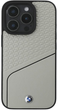 Чохол CG Mobile BMW Sign Leather Textured MagSafe для Apple iPhone 16 Pro Grey (BMHMP16L23RDCLG) - зображення 3