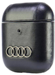 Etui Audi Leather Big Logo do AirPods 1 / 2 Black (6955250228251) - obraz 3