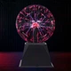 Плазменный шар Тесла с молниями 20 см Черный - изображение 5