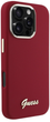 Панель Guess Hardcase Silicone Script Metal Logo для Apple iPhone 16 Pro Magenta (GUHCP16LSMBSLM) - зображення 4