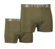 Набір Труси чоловічі Mil-Tec 2 пари боксери L Олива Boxer Shorts Skull 2-pack L Olive (11200101-904-L) - изображение 1