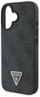 Etui Guess Hardcase New 4G Triangle do Apple iPhone 16 Plus Black (GUHCP16MPG4GPK) - obraz 6