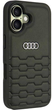 Etui Audi Synthetic Leather do Apple iPhone 16 Black (6955250228411) - obraz 3