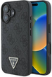 Панель Guess Hardcase Leather 4G Triangle Strass для Apple iPhone 16 Black (GUHCP16SP4TDPK) - зображення 1