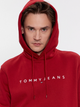 Худі чоловіче Tommy Jeans DM0DM17985-XNL L Червоне (8720637071786) - зображення 4