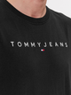 Koszulka męska bawełniana długa Tommy Jeans DM0DM17993-BDS 2XL Czarna (8720645991748) - obraz 3