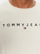 Koszulka męska bawełniana Tommy Jeans DM0DM17993-ACG XL Beżowa (8720645962908) - obraz 4