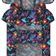Дощовик-накидка з капюшоном для собак WAUDOG Clothes, малюнок "Нескінченні світи", XL, А 55-61 см, B 68-80 см, С 42-52 см - зображення 3