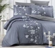 Турецька постільна білизна First Choice Cotton Satin Evan Indigo полуторна - зображення 1