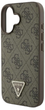 Панель Guess Hardcase Leather Metal Logo Strass Crossbody для Apple iPhone 16 Brown (GUHCP16SP4TDSCPW) - зображення 6