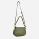 Torebka crossbody damska ze skóry naturalnej VENEZIA M009LEGRTOR114 Zielona (5906140581827) - obraz 2