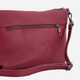 Torebka crossbody damska ze skóry naturalnej VENEZIA D002LEBOTOR003 Bordowa (5906140576458) - obraz 5