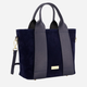 Torba shopper damska zamszowa VENEZIA D023SUNATOR100 Granatowa (5906140580998) - obraz 3