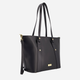 Torba shopper damska ze skóry naturalnej VENEZIA D003LEBLTOR298 Czarna (5906140578032) - obraz 3