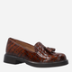 Loafersy damskie lakierowane VENEZIA Y025CRBROBM044 40 26 cm Brązowe (5906140619537) - obraz 3