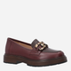 Loafersy damskie skórzane VENEZIA M007LEBOOBM049 38 24.5 cm Bordowe (5906140550625) - obraz 3