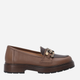 Loafersy damskie skórzane VENEZIA M007LEBROBM049 37 24 cm Brązowe (5906140550663) - obraz 1