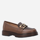 Loafersy damskie skórzane VENEZIA M007LEBROBM049 40 26 cm Brązowe (5906140550694) - obraz 3