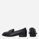 Loafersy damskie skórzane VENEZIA A005LEBLOMB028 39 25 cm Czarne (5906140520543) - obraz 4