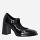 Buty Mary Jane damskie lakierowane VENEZIA D003NABLOBC011 40 26 cm Czarne (5906140446485) - obraz 4