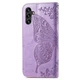 Чехол-книжка с рисунком UniCase Butterfly Pattern для Samsung Galaxy A24 (A245) - Light Purple - изображение 5