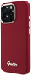 Панель Guess Hardcase Silicone Script Metal Logo для Apple iPhone 16 Pro Max Magenta (GUHCP16XSMBSLM) - зображення 2