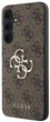 Панель Guess Hardcase 4G Big Metal Logo для Samsung Galaxy A35 A356 Brown (GUHCSA354GMGBR) - зображення 4