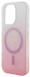 Панель Guess Hardcase IML Glitter Gradient MagSafe для Apple iPhone 16 Pro Pink (GUHMP16LHGRCELP) - зображення 6