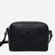 Сумка крос-боді через плече жіноча Calvin Klein K60K612726-BEH Чорна (8720639557417) - зображення 1