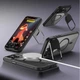 Чохол iPhone 15 Pro Max Crystal Stand Double with MagSafe dark blue - изображение 8