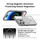Чохол iPhone 16 Pro Rock Guard Clear with Magnetic black - изображение 3